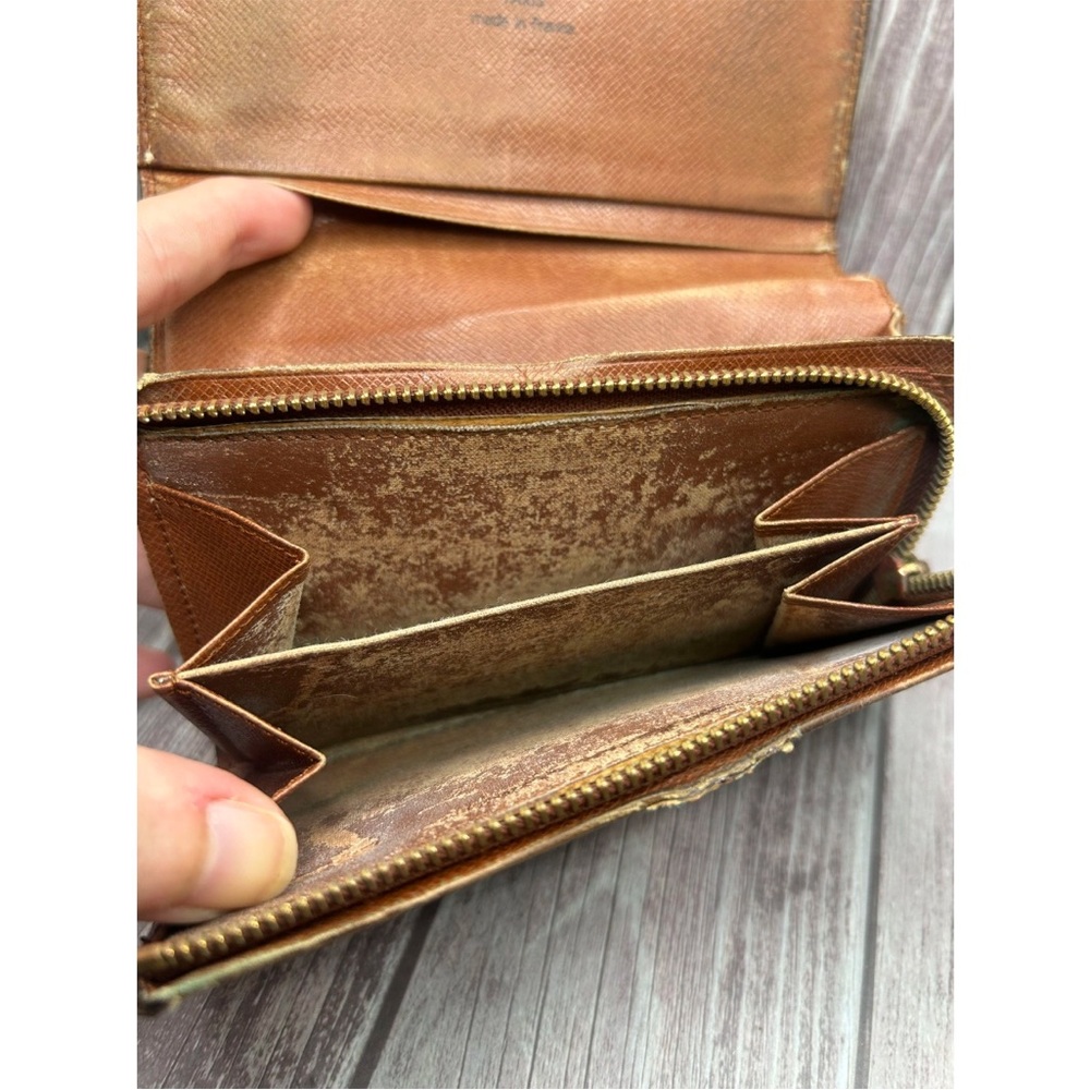 LOUIS VUITTON Vintage Porte-Monnaie Tresor Wallet Monogram VTG - Picture 14 of 14